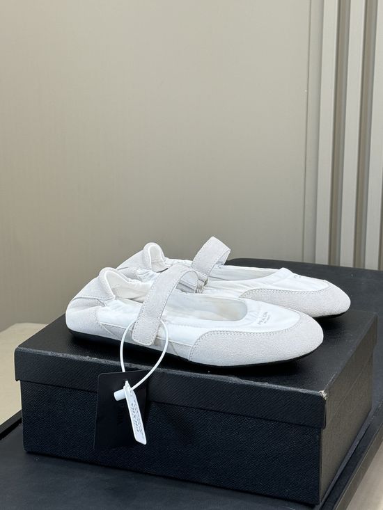 Prada Suede Nylon Stitched Sneakers Lambskin Lining Ultra Light Comfort