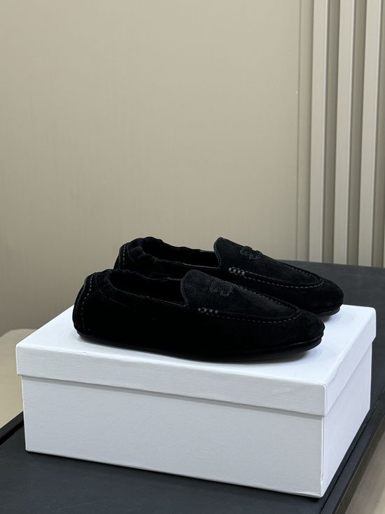 Celine Soft Suede Loafers Comfortable for Daily Wear
