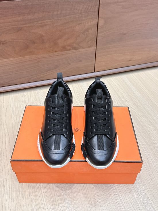 Hermes Classic Suede Leather Casual Shoes Soft Sole Comfortable Daily Footwear