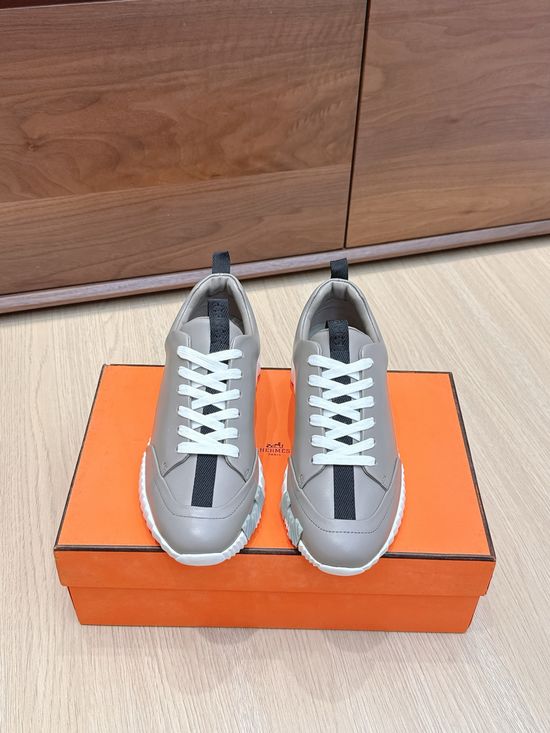 Hermes Classic Suede Leather Casual Shoes Soft Sole Comfortable Daily Footwear