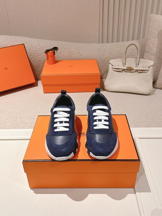 Hermes Chunky Casual Sneakers Soft Sole Breathable Lightweight Daily Footwear