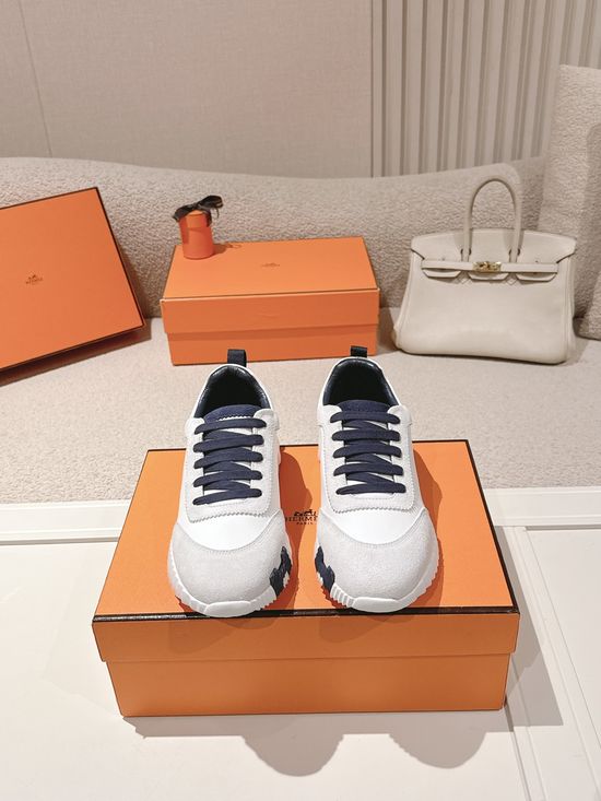 Hermes Chunky Casual Sneakers Soft Sole Breathable Lightweight Daily Footwear