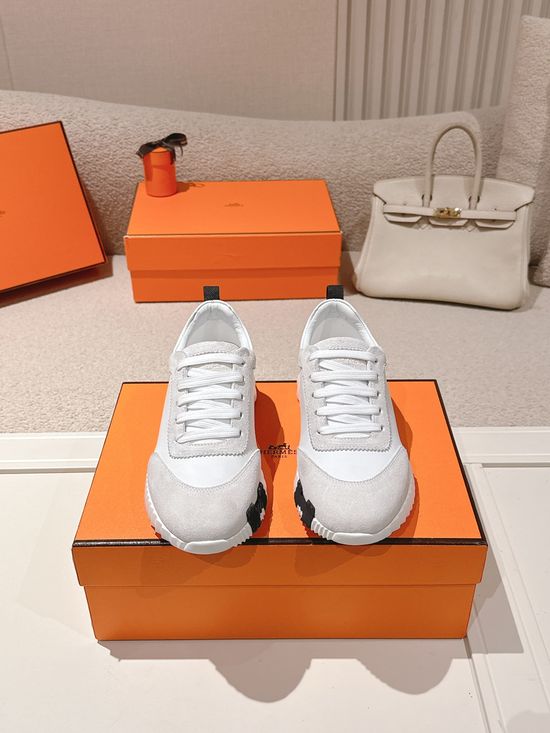 Hermes Chunky Casual Sneakers Soft Sole Breathable Lightweight Daily Footwear