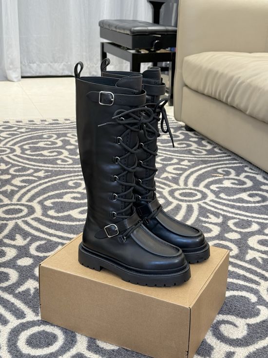 Hermes Full Grain Calfskin High Boots Durable Comfort