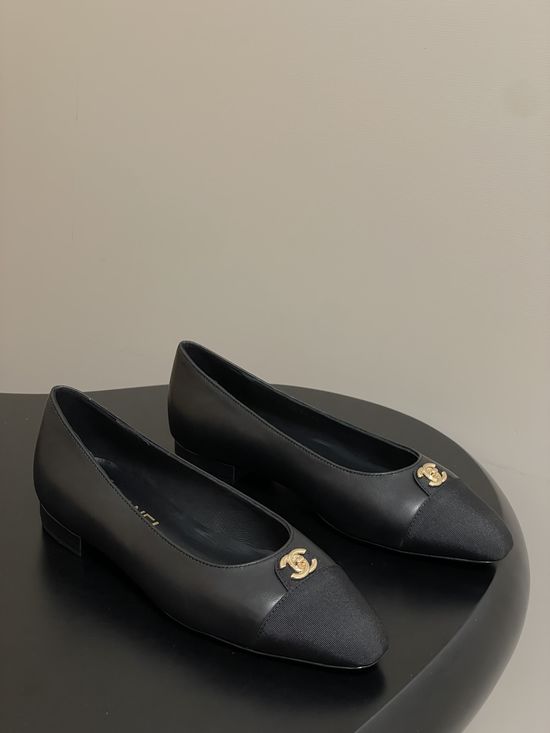 Chanel Classic Colorblock Slingback Sandals with Metal Buckle