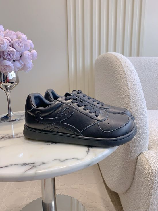 Loewe Minimalist Leather Casual Sneakers Comfortable Lightweight