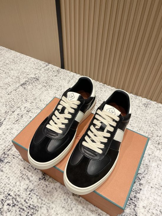 Loro Piana Premium Suede Low-top Casual Sneakers Non-slip Soft Sole