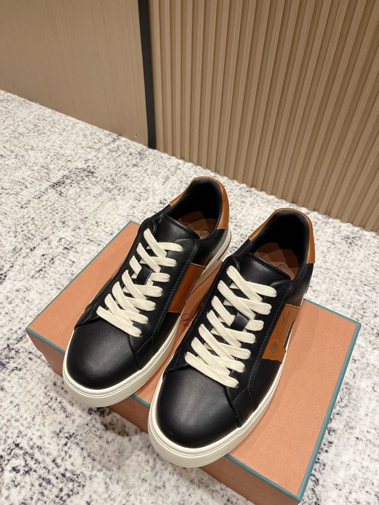 Loro Piana Premium Suede Low-top Casual Sneakers Non-slip Soft Sole