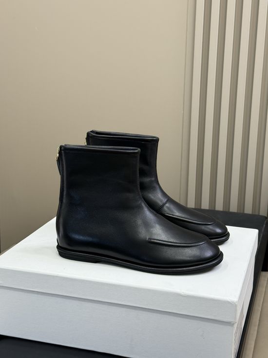 The Row Suede Short Boots for Daily Wear