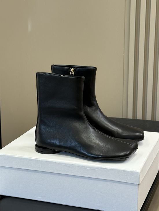 The Row Classic Short Ankle Boots For Daily Outfits