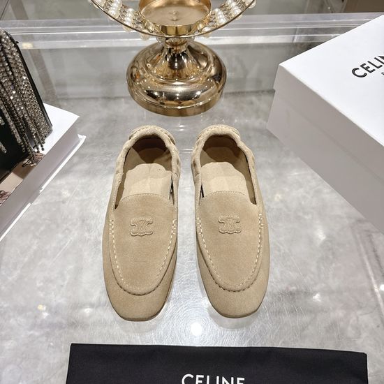 Celine Classic Emblem Loafers Soft Breathable Anti-slip Sole Casual Shoes