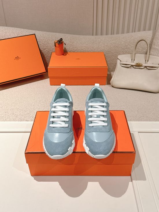 Hermes Chunky Casual Sneakers Soft Sole Breathable Lightweight Daily Footwear