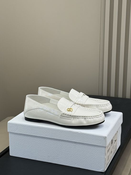 Christian Dior Premium Suede Loafers With Plush Wool Lining