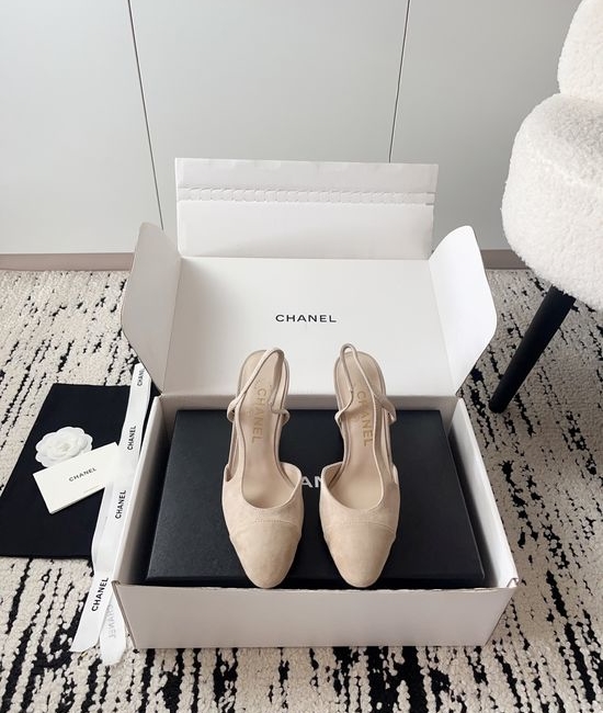 Chanel Luxury Leather Hollow Out Dress Pumps with Metal Buckle