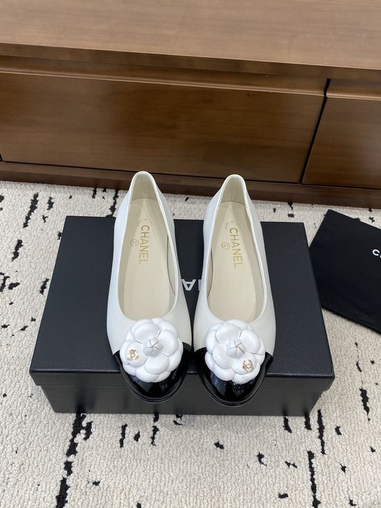 Chanel Camellia Mary Jane Shoes Soft Comfortable Genuine Leather