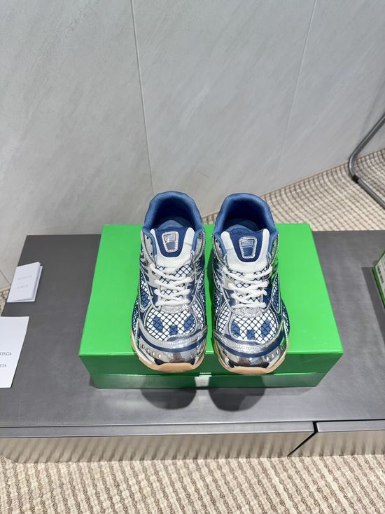 Bottega Veneta Geometric Sole Breathable Mesh Height Boosting Chunky Sneakers