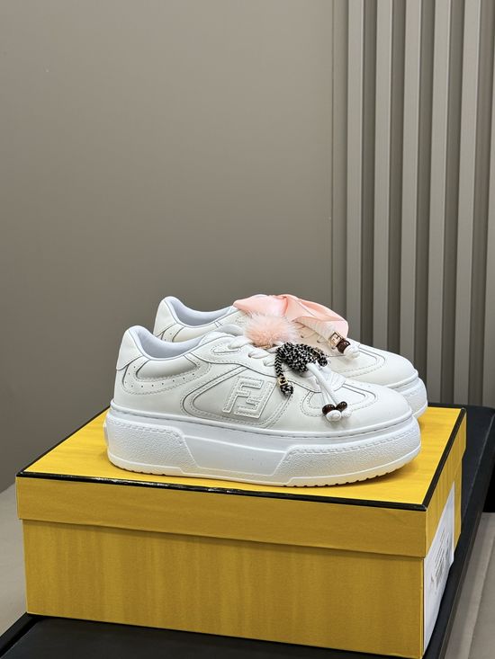 Fendi Chunky Sole Casual Shoes With Removable Decorative Charms