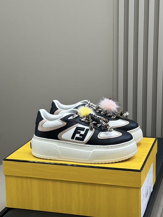 Fendi Chunky Sole Casual Shoes With Removable Decorative Charms