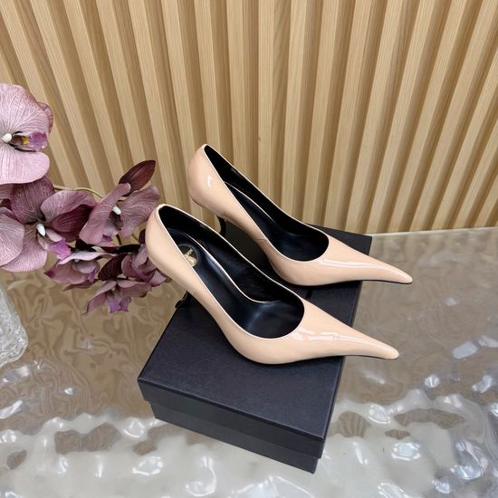Yves Saint Laurent Sleek Metal-Heeled Pointed High Heels
