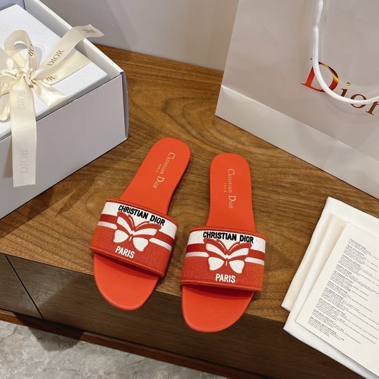 Christian Dior Color Block Stiletto Heel Sandals with Embroidered Logo