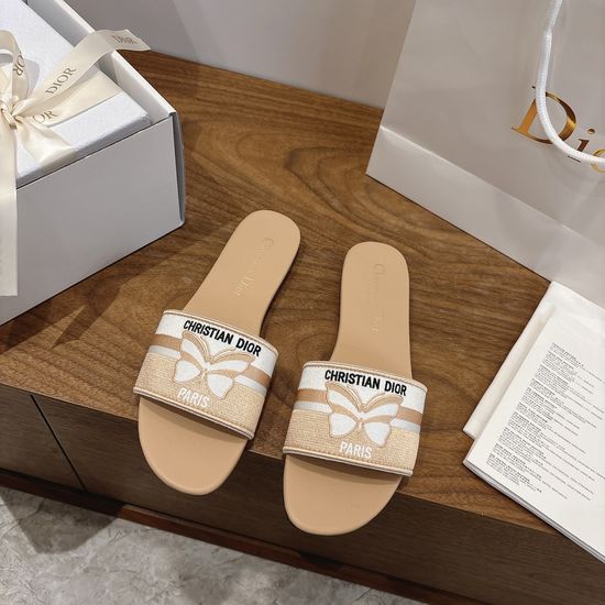 Christian Dior Color Block Stiletto Heel Sandals with Embroidered Logo