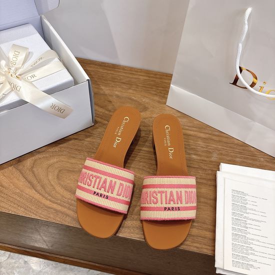 Christian Dior Square Toe Sandals with CD Logo and Chunky Heel
