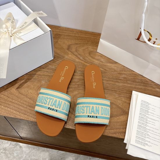 Christian Dior Square Toe Sandals with CD Logo and Chunky Heel