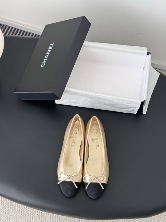 Chanel Classic Round Toe Ballet Comfort Flats Daily Shoes