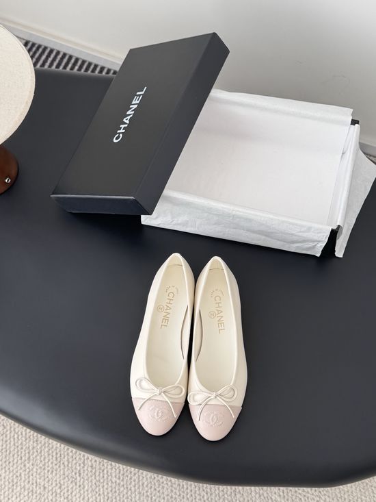 Chanel Classic Round Toe Ballet Comfort Flats Daily Shoes