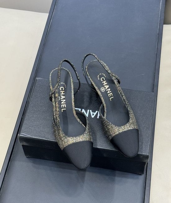 Chanel Slingback High Heels Comfortable Classic Versatile Elegant Design