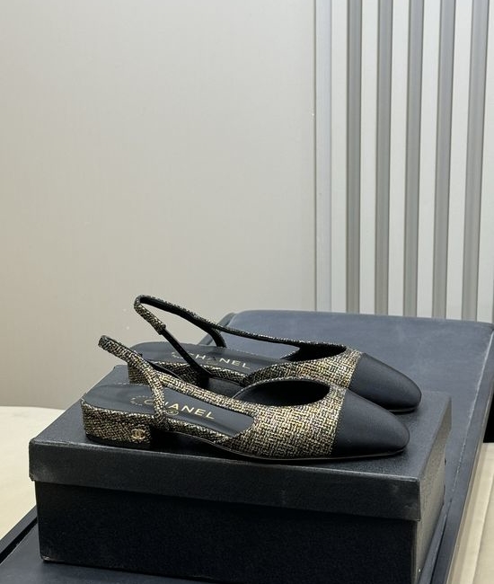Chanel Slingback High Heels Comfortable Classic Versatile Elegant Design
