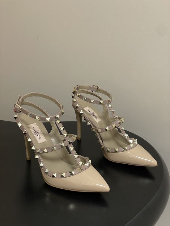 Valentino Elegant Stiletto Heels with Straps, Walking Ease