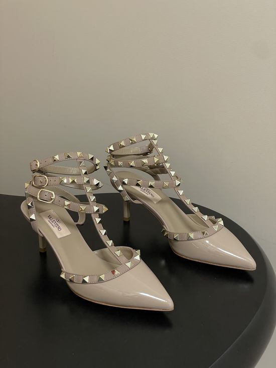 Valentino Elegant Stiletto Heels with Straps, Walking Ease