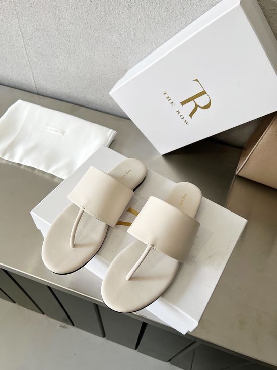 The Row Minimalist Flip Flop High Heel Comfortable Sandals