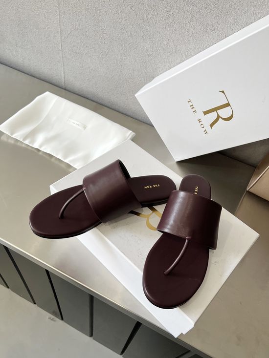 The Row Minimalist Flip Flop High Heel Comfortable Sandals