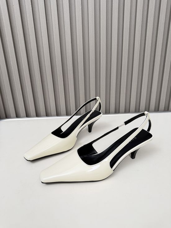 Gucci Versatile Sheepskin Kitten Heel Two-Way Dress Shoes
