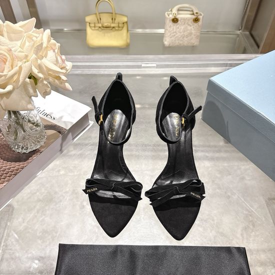 Prada Pointed Toe Vintage High Heel Sandals