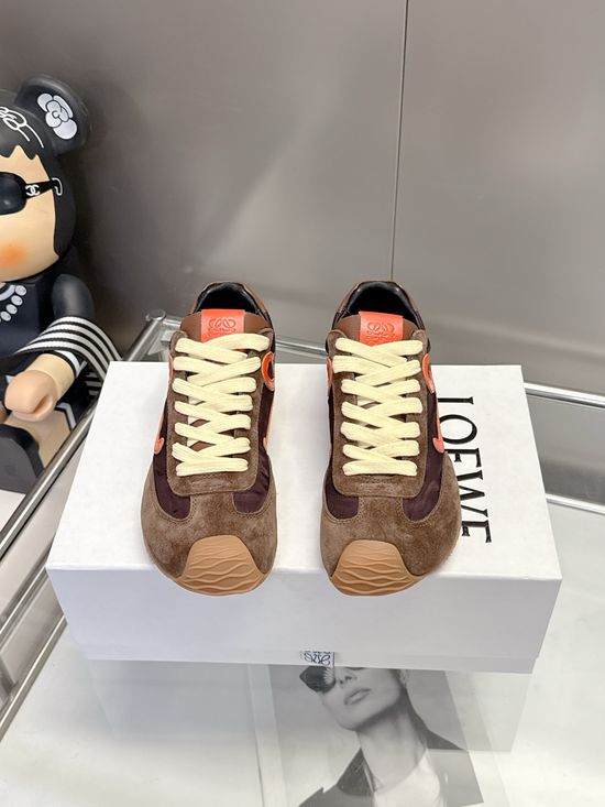Loewe Soft Asymmetric Toe Lightweight Flexible Comfort Casual Shoes