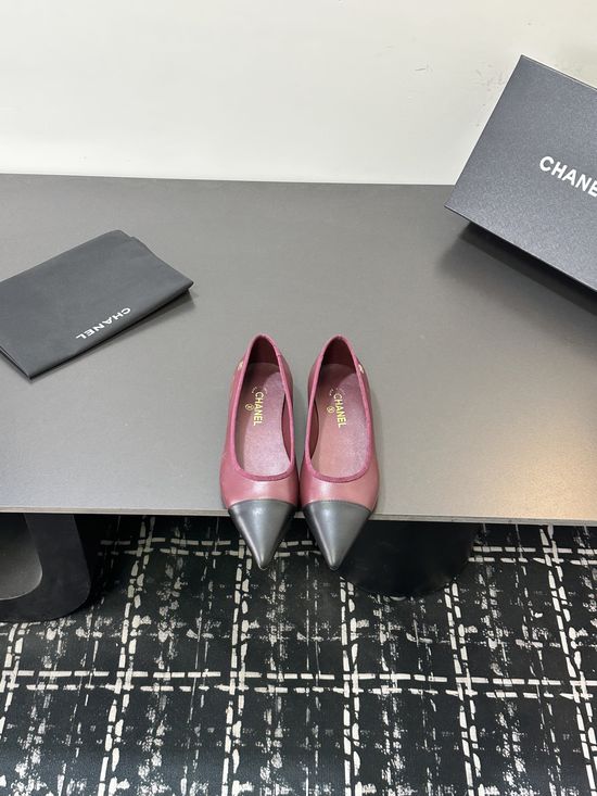 Chanel Premium Leather Footwear with Exquisite Hardware Details