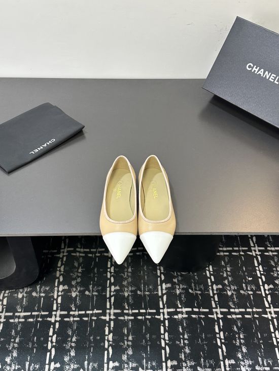 Chanel Premium Leather Footwear with Exquisite Hardware Details