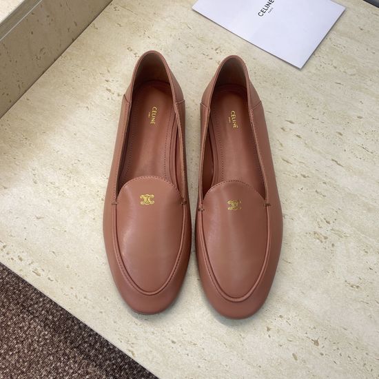 Celine Custom Flat Jelly Color Loafers with Letter Logo