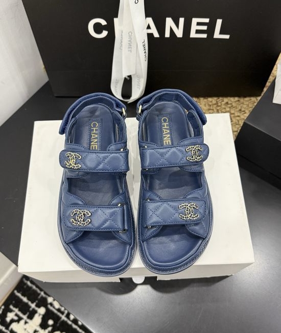 Chanel Premium Leather Sole Casual Footwear with Gift Box