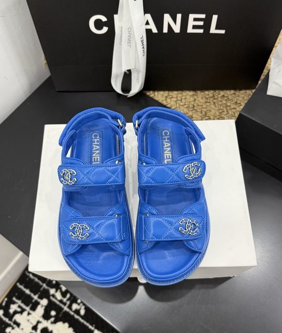 Chanel Premium Leather Sole Casual Footwear with Gift Box