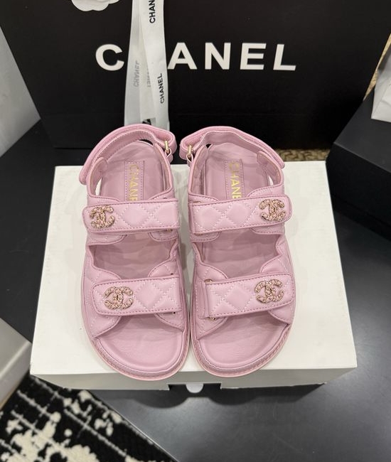 Chanel Premium Leather Sole Casual Footwear with Gift Box