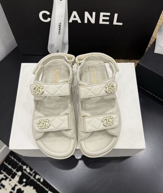 Chanel Premium Leather Sole Casual Footwear with Gift Box