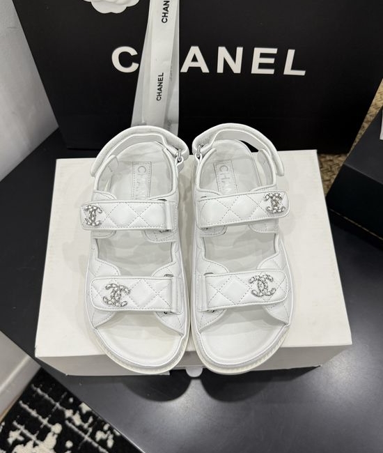 Chanel Premium Leather Sole Casual Footwear with Gift Box