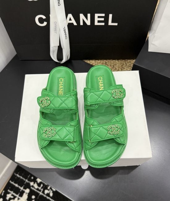 Chanel Premium Leather Sole Casual Footwear with Gift Box