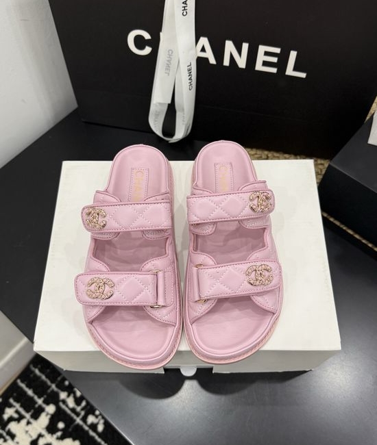 Chanel Premium Leather Sole Casual Footwear with Gift Box