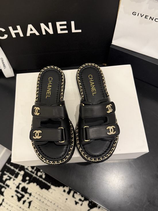 Chanel Premium Grade Leather Shoes With Authentic Packaging