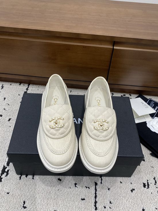 Chanel Classic Buckle Loafers Premium Leather Upper Soft Lining
